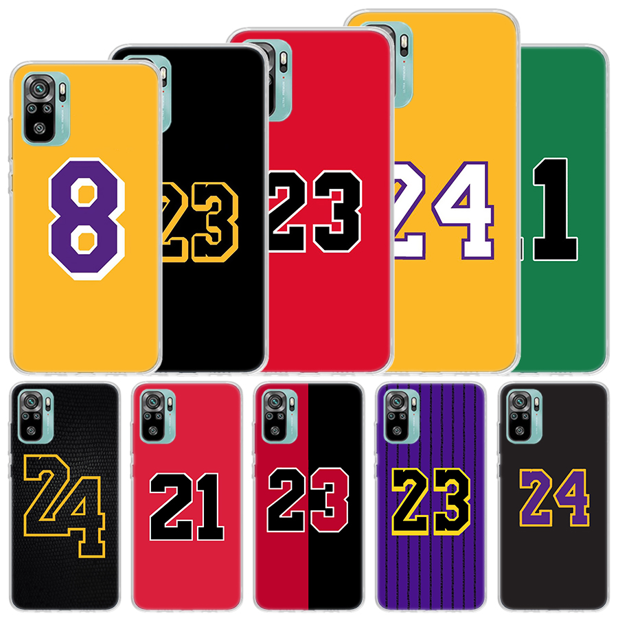 Phone Cases Jordan - Coque souple de basket-ball 23 24