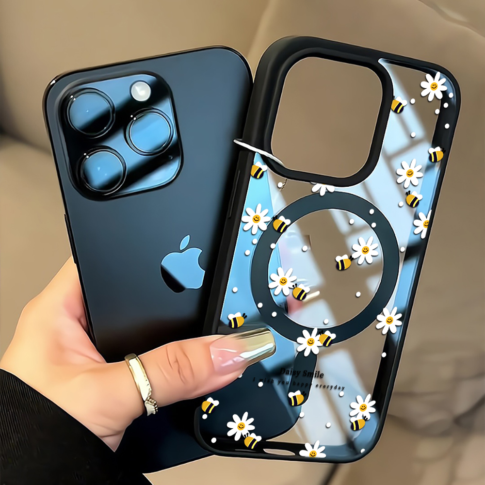 Phone Cases With Magsafe - Coque de téléphone Fresh Daisy Bee