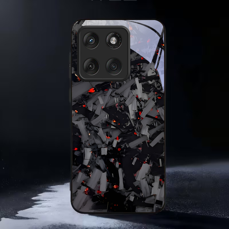 Phone Cases For Motorola - Coque de téléphone en verre noir
