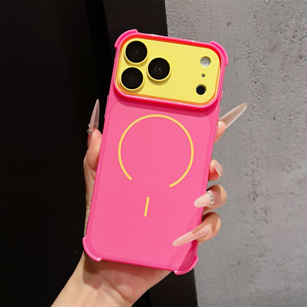 Phone Cases With Magsafe - Coque de téléphone antichoc bicolore pour