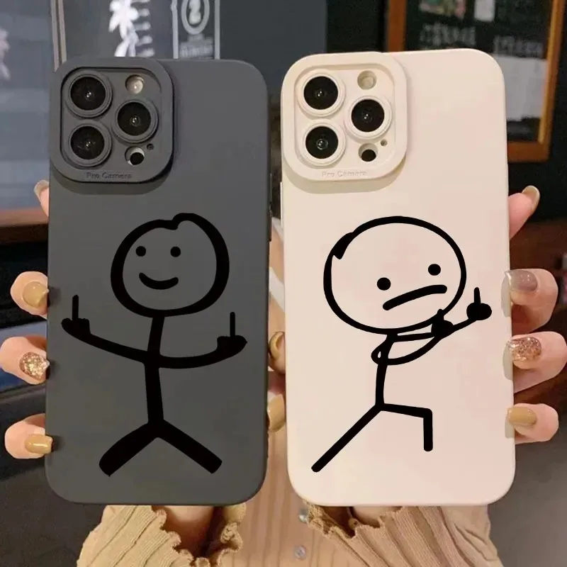 Phone Cases Cute - Coque de téléphone en silicone mat