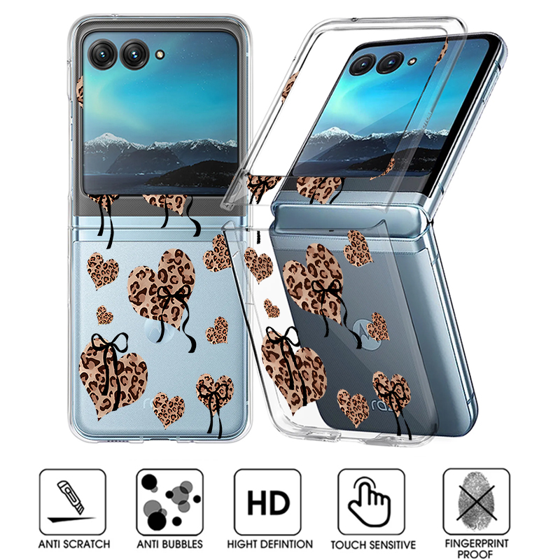 Phone Cases For Motorola - Coque de téléphone transparente à motif