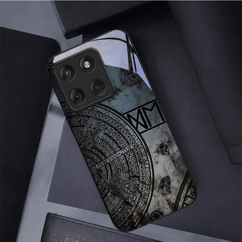 Phone Cases For Motorola - Coque de téléphone en verre noir