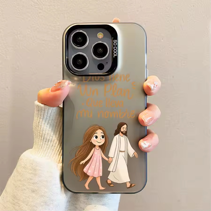 Phone Cases Cute Iphone 14 - Coque de téléphone mate « Fille