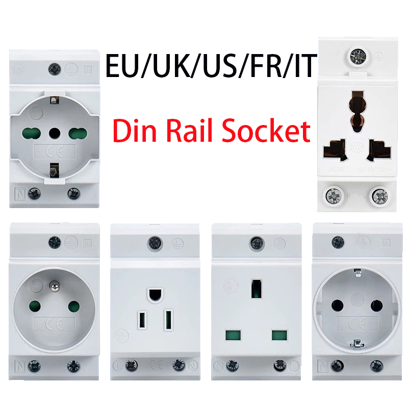 Phone Cases Uk - Prise modulaire sur Rail Din Standard
