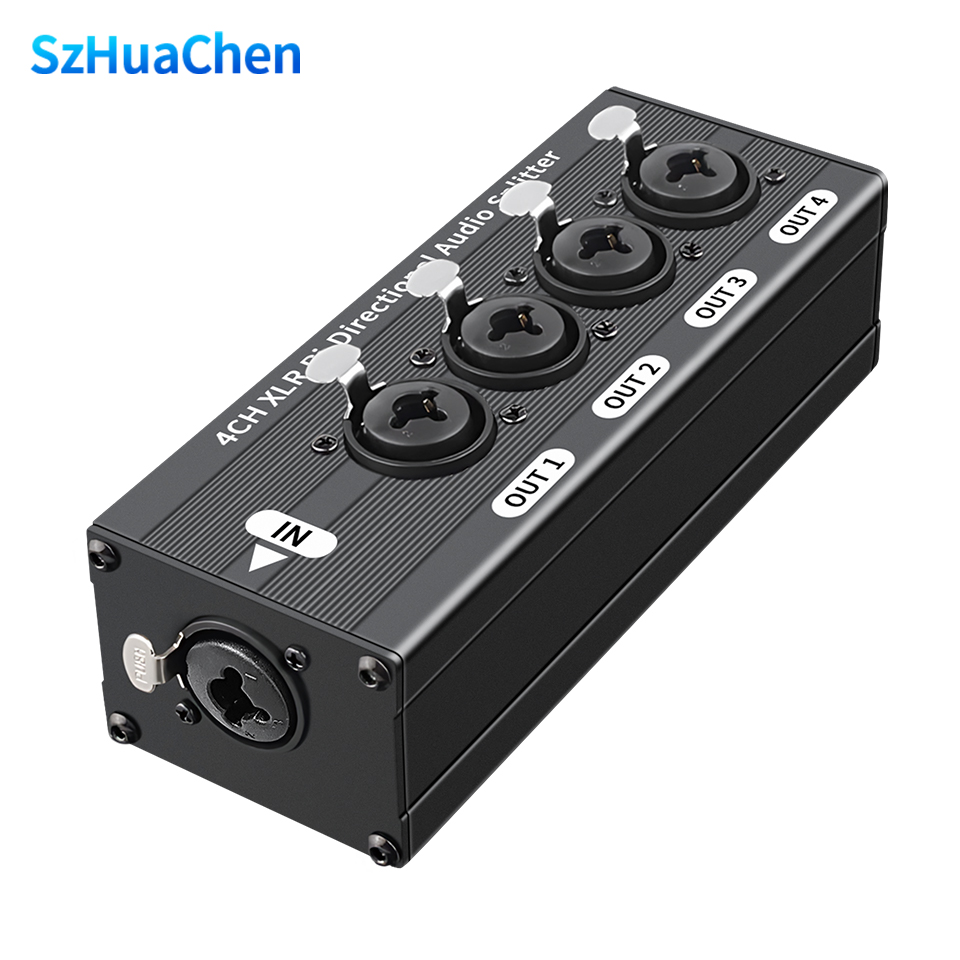 Phone Cases Uk - Boîtier répartiteur audio XLR équilibré 1x4