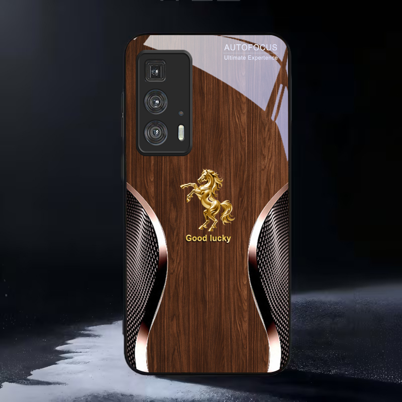 Phone Cases For Motorola - Coque de téléphone en verre noir