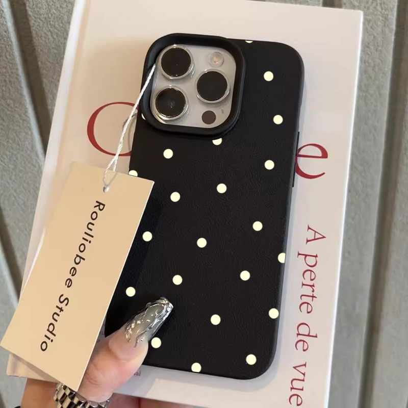 Phone Cases Cute Iphone 14 - Coque de téléphone à pois simples