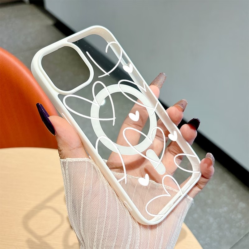 Phone Cases With Magsafe - Coque de téléphone antichoc PC+TPU pour
