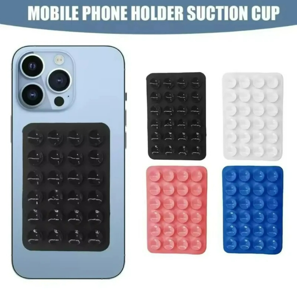 Phone Cases With Stand - Support de téléphone en silicone, ventouse