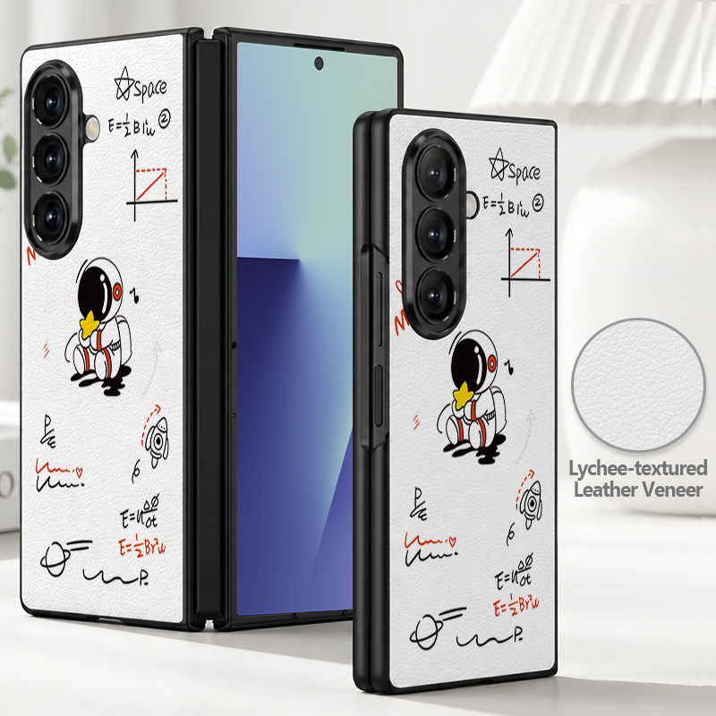Phone Cases Z Fold 4 - Étui de téléphone en cuir PU