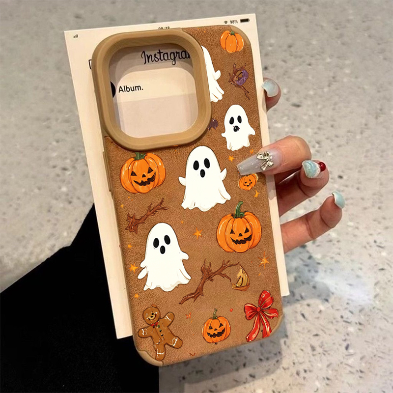 Phone Cases Cute Iphone 14 - Coque de téléphone antichoc Halloween motif