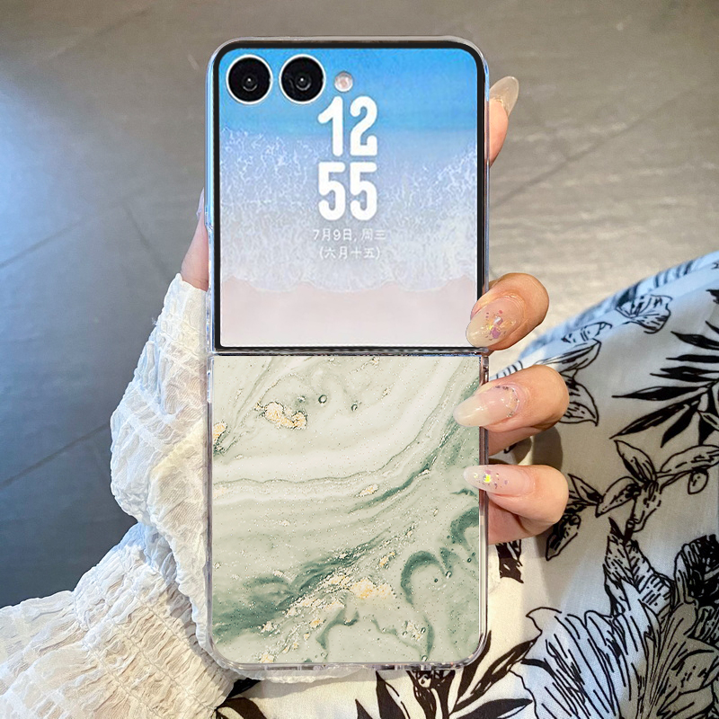 Phone Cases Z Fold 4 - Coque de téléphone à motif marbre