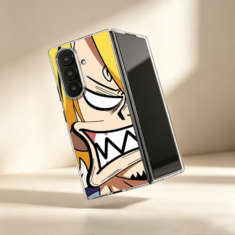 Phone Cases Z Fold 4 - Coque de téléphone souple transparente Angry