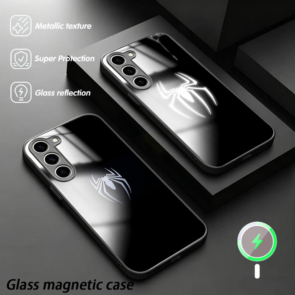 Phone Cases Samsung S25 - Étui de téléphone magnétique en verre