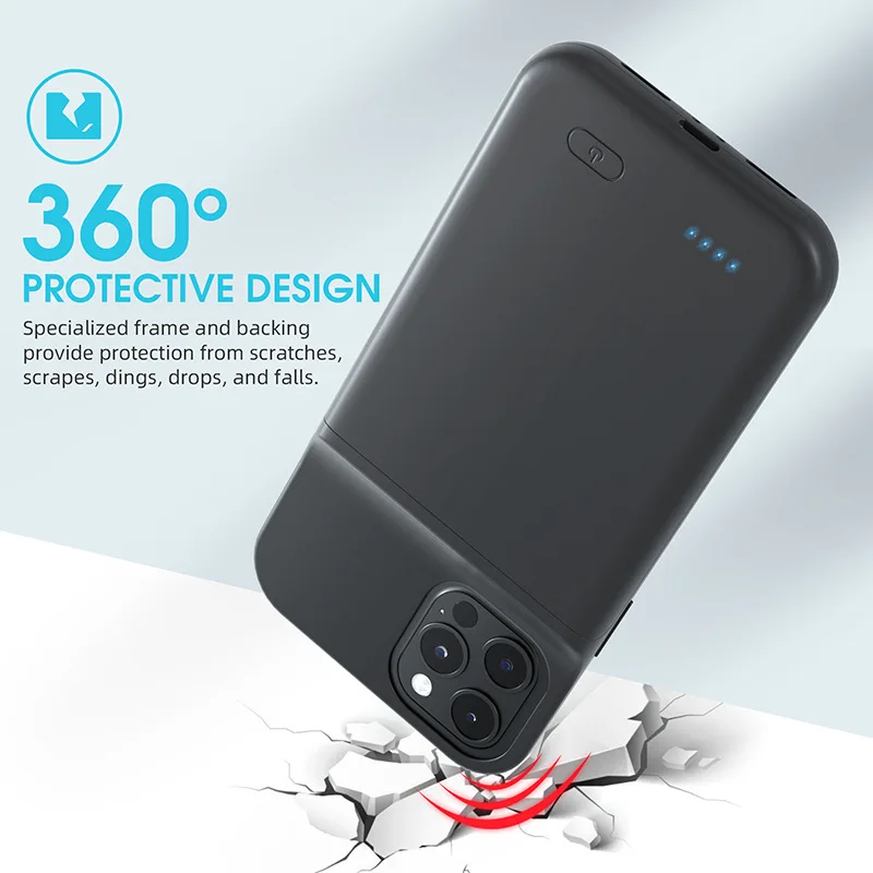 Étui chargeur batterie 6800mAh - Phone Cases That Charge Your Phone avis et prix