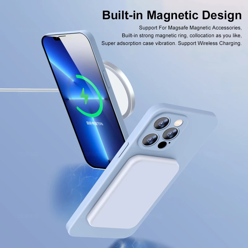 Coque magnétique en Silicone l - Phone Cases That Charge Your Phone avis et prix