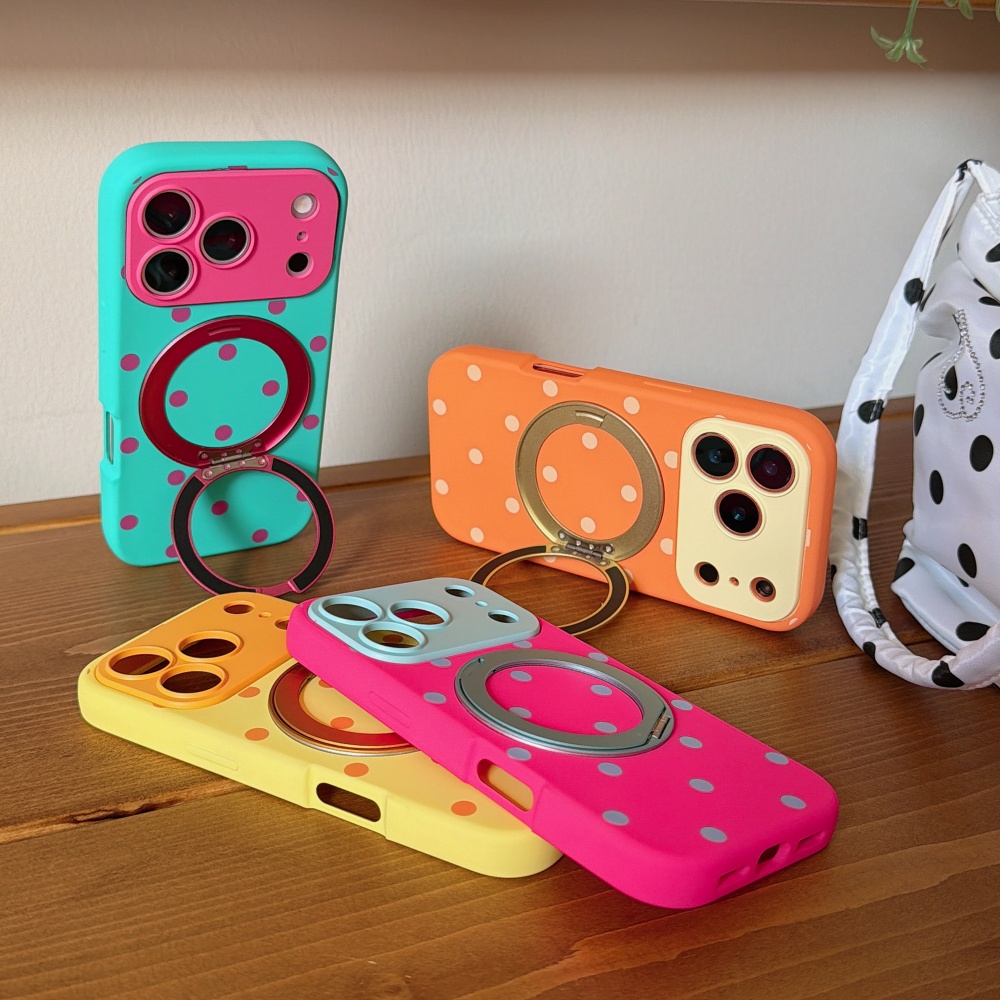 INS Polka Dot Magnétique 360 ° - Phone Cases With Stand avis et prix