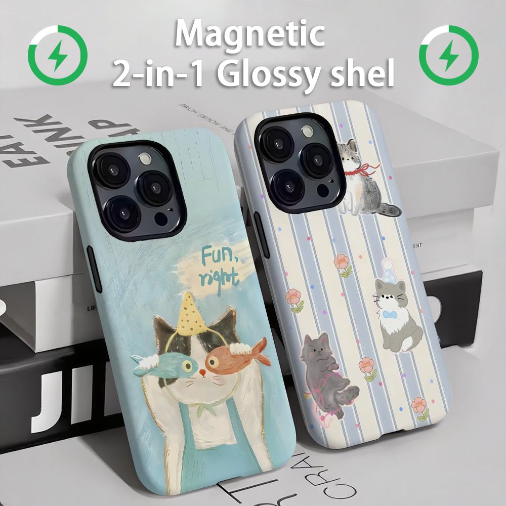 Coque de téléphone magnétique  - Phone Cases For Iphone 15 avis et prix