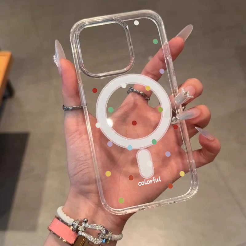 INS coréen créatif coloré vagu - Phone Cases With Magsafe avis et prix