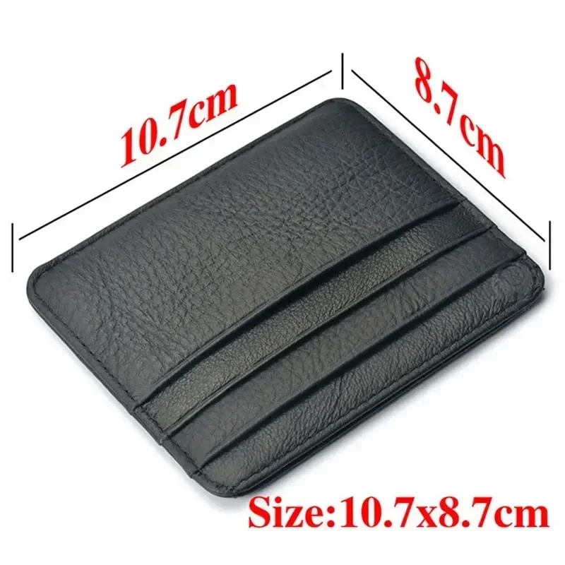 Nouveau mince en cuir véritabl - Slim Card Slot Case avis et prix