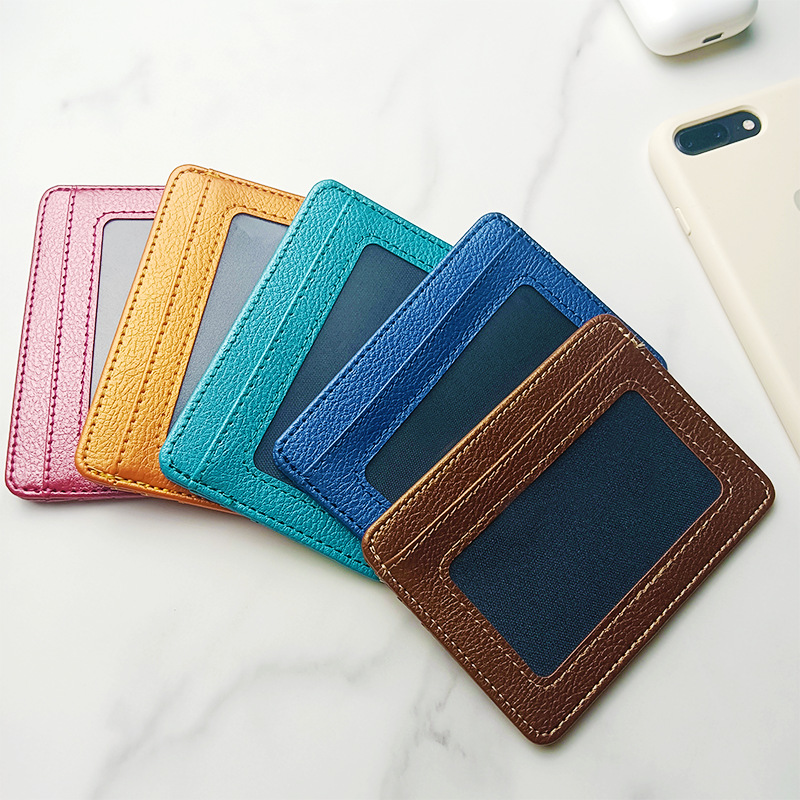Mini portefeuille fin en cuir  - Slim Card Slot Case avis et prix