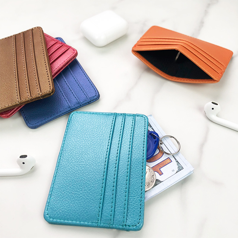 Mini portefeuille fin en cuir  - Slim Card Slot Case avis et prix