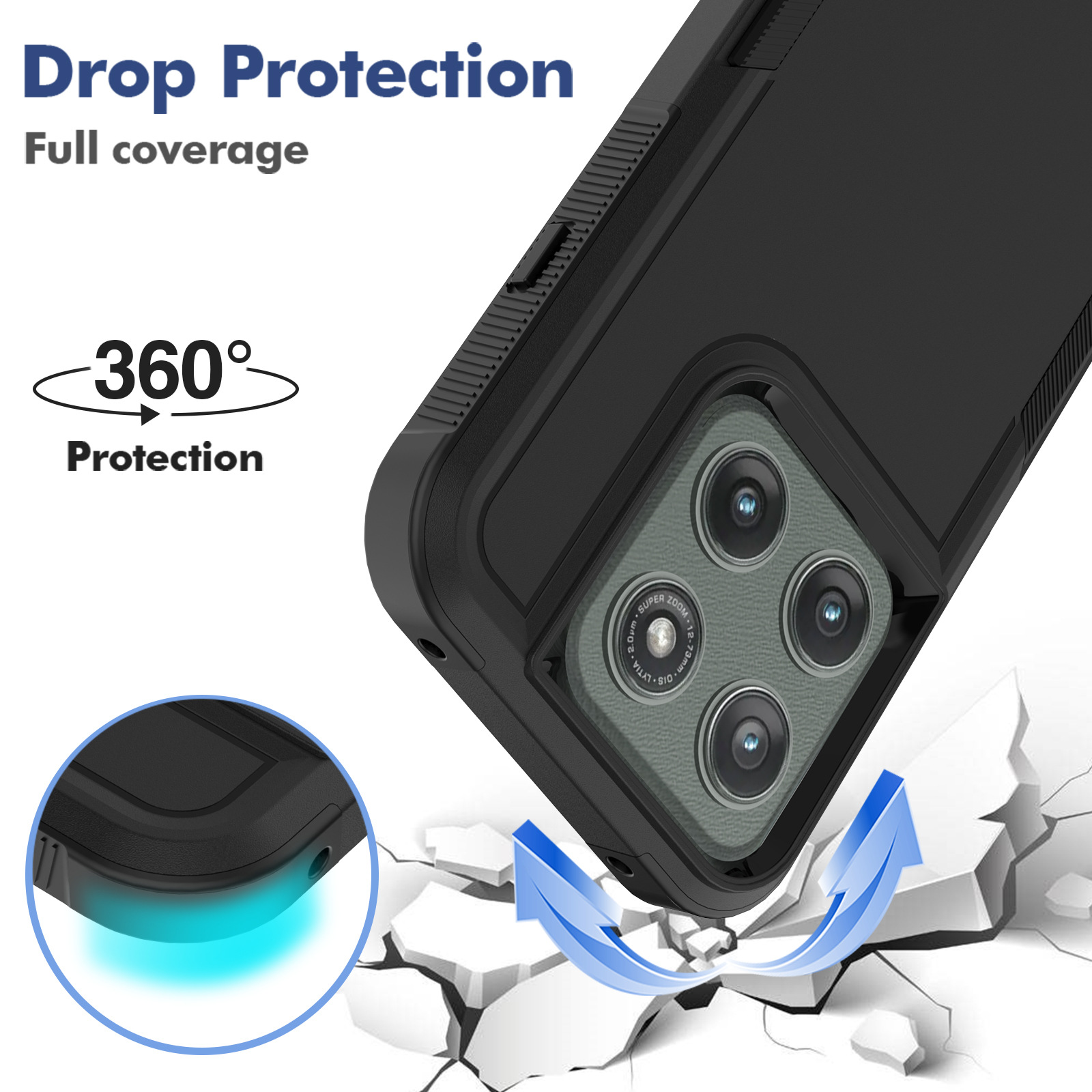 Coque de téléphone robuste 2 e - Phone Cases Moto G 2025 avis et prix