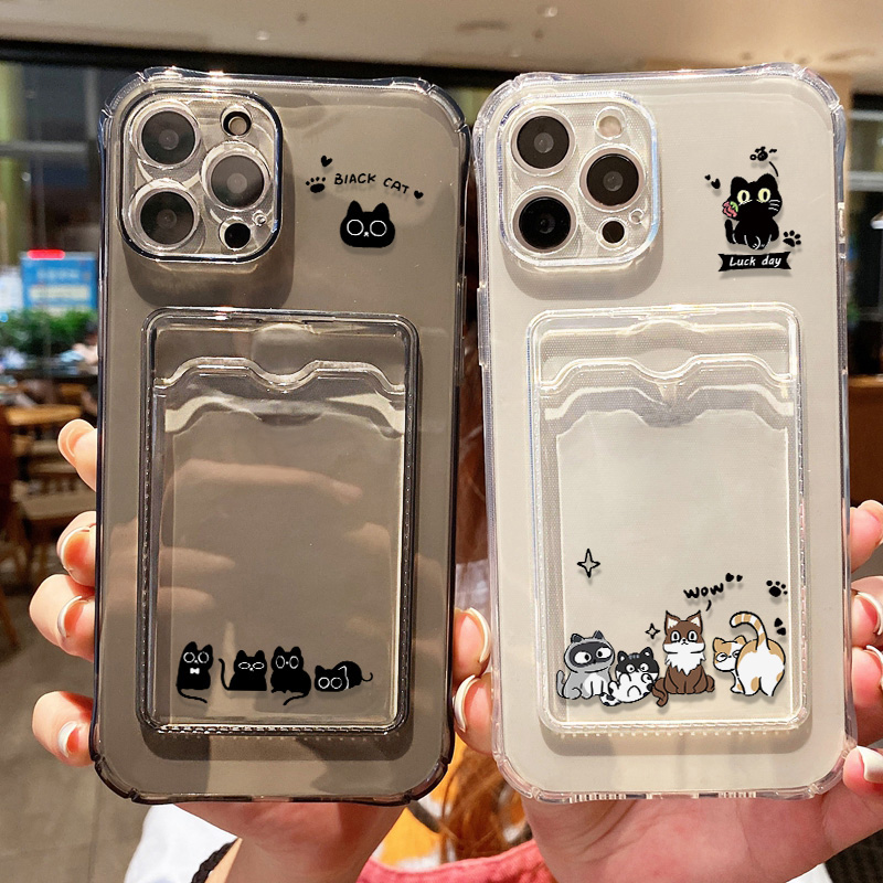 Coque de téléphone chat noir m - Phone Cases Cute Iphone 14 avis et prix