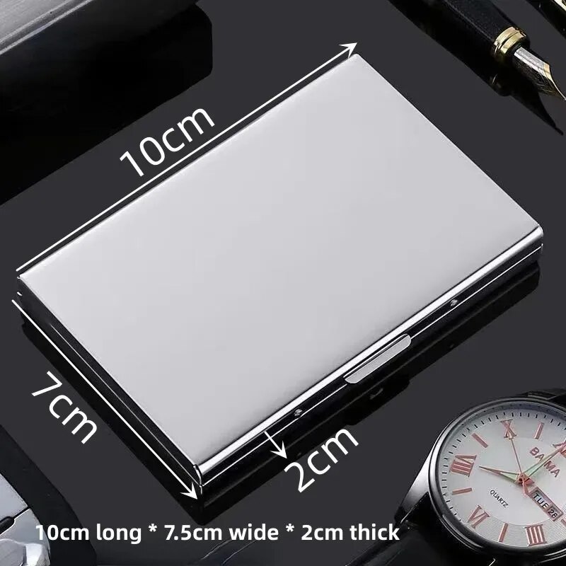 10 fentes en acier inoxydable  - Slim Card Slot Case avis et prix