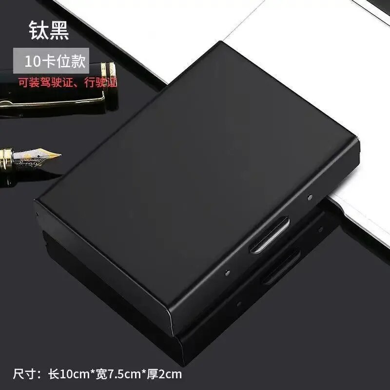 10 fentes en acier inoxydable  - Slim Card Slot Case avis et prix