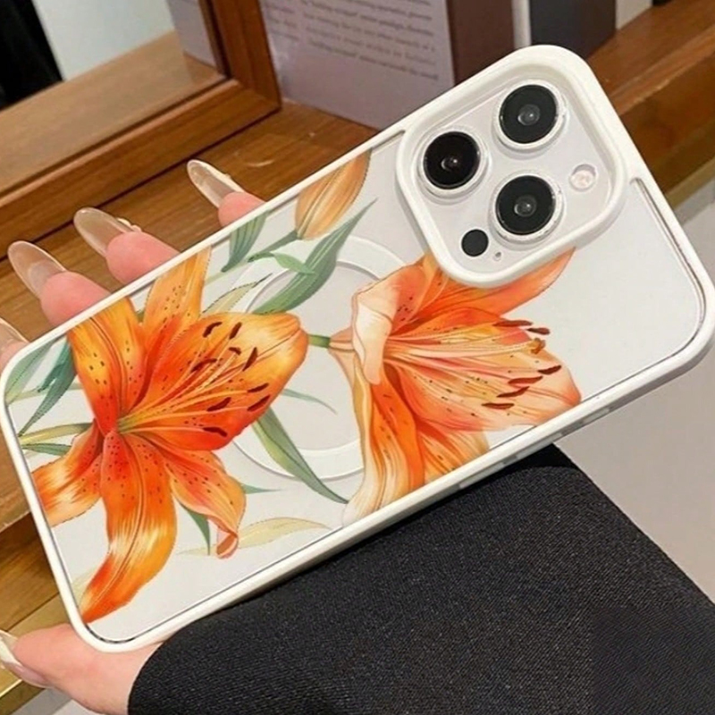 Coque magnétique à motif fleur - Phone Cases With Magsafe avis et prix